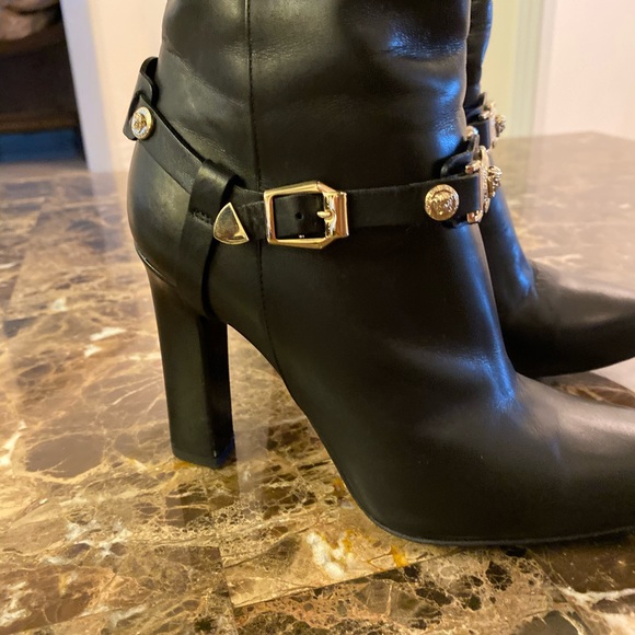 Black W Over-the-knee Leather Horse Riding Style - Picture 3 of 8